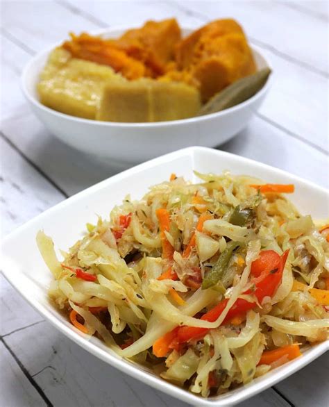 steamed-cabbage-and-saltfish-recipe-jamaican image