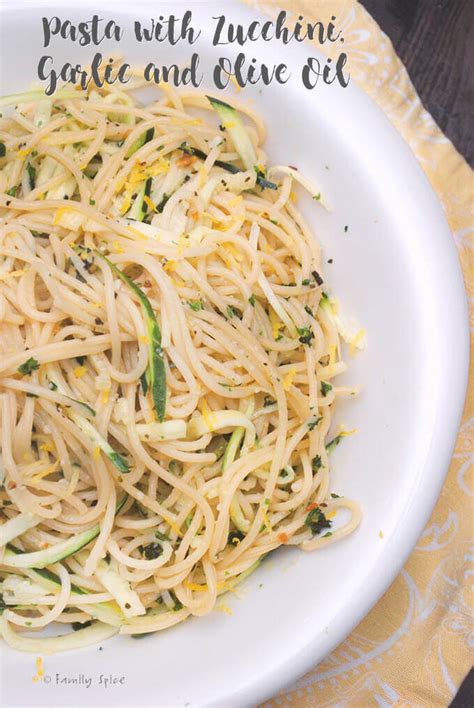 pasta-with-zucchini-garlic-and-olive-oil-family-spice image