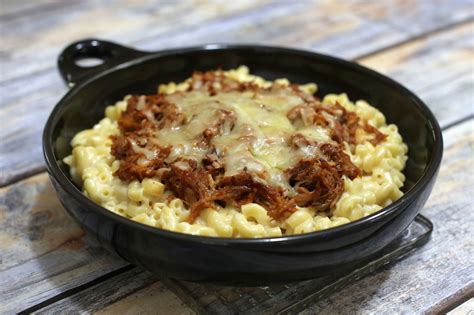 pulled-pork-macaroni-and-cheese-recipe-the-spruce-eats image