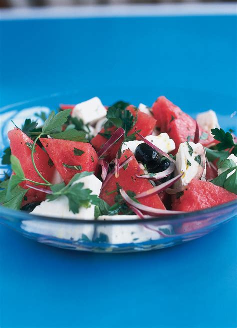 watermelon-feta-and-black-olive-salad-nigellas image