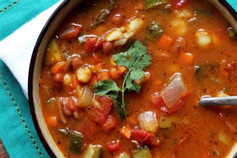 vegetarian-posole-with-pinto-beans-and-poblano-peppers image
