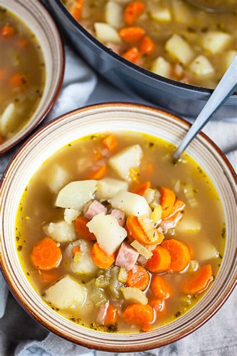 ham-and-potato-soup-without-milk-recipe-the-rustic image
