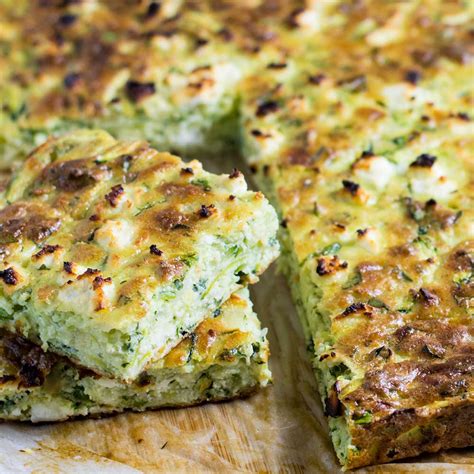 keto-zucchini-slice-recipe-with-cheddar-feta-cheese image