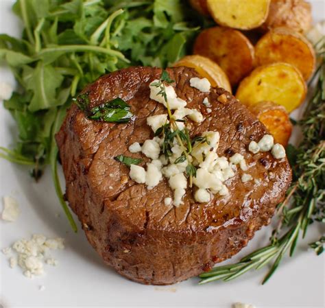 beef-tenderloin-steaks-with-creamy-blue-cheese-sauce image
