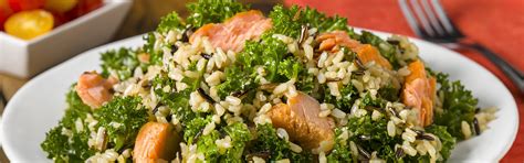 quick-kale-salad-with-smoked-salmon-minute-rice image