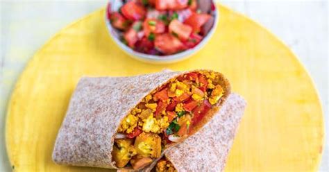 plantain-breakfast-burrito-with-pico-de-gallo-vegan image