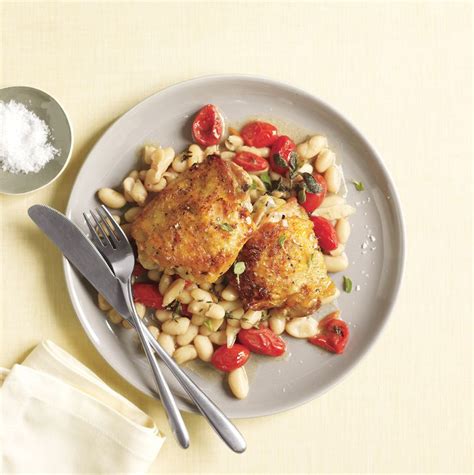 chicken-thighs-with-white-beans-and-tomatoes-real image