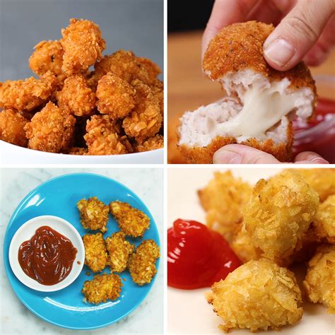 chicken-nuggets-4-ways-recipes-tasty image