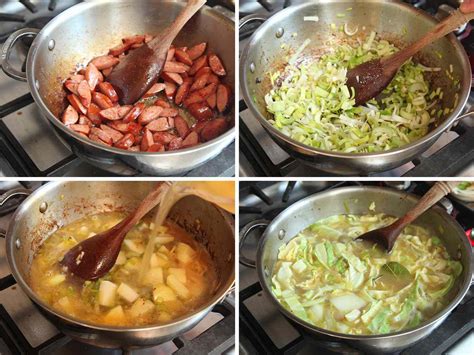 easy-creamy-potato-leek-and-sauerkraut-soup image