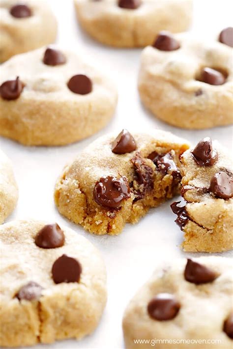 4-ingredient-peanut-butter-chocolate-cookies-gimme image