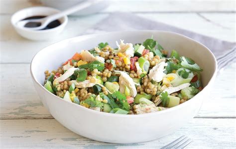 israeli-couscous-chicken-salad-healthy-food-guide image