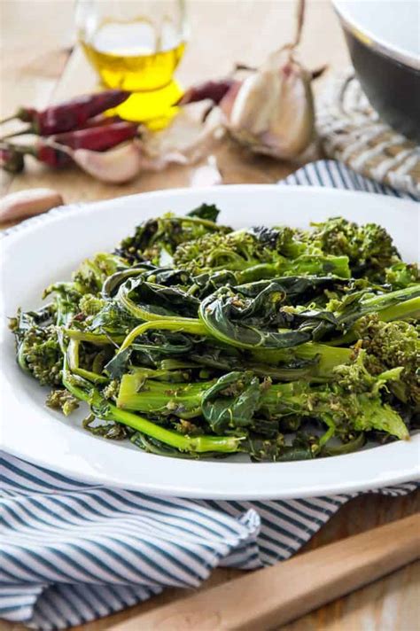 sauteed-broccoli-rabe-rapini-italian-recipe-book image