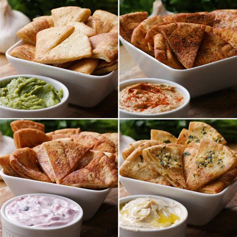 pita-chips-4-ways-recipes-tasty image