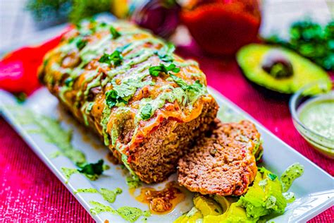 mexican-meatloaf-with-salsa-fresh-simple-home image