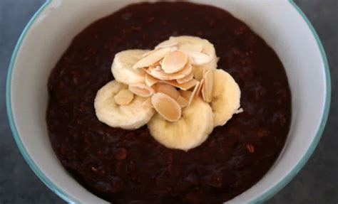 chocolate-banana-oatmeal-recipe-easy-vegan image