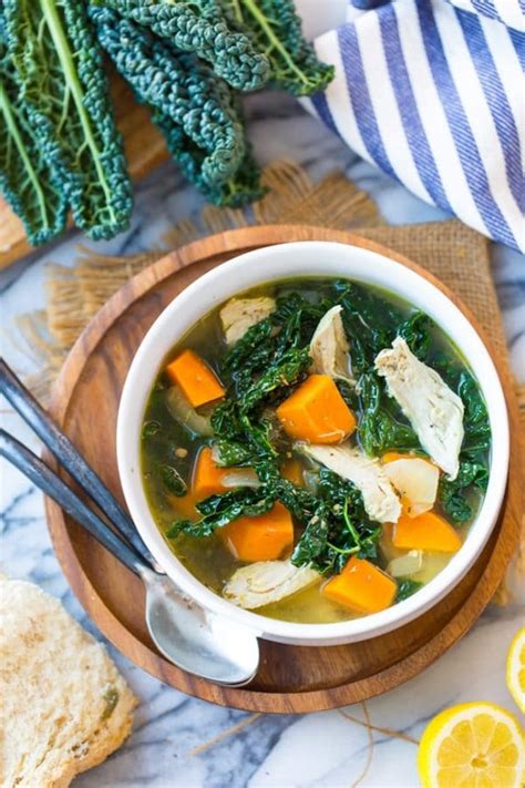 sweet-potato-kale-chicken-instant-pot-soup-a-saucy image