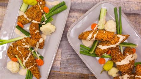 everything-chicken-fingers-with-tahini-dipper image
