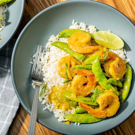 curried-shrimp-with-sugar-snap-peas-mccormick image