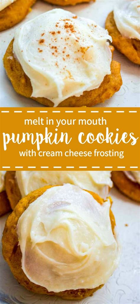 soft-pumpkin-cookies-with-cream-cheese-frosting image