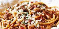 perciatelli-with-meat-sauce-and-fontina-beef-cheese image