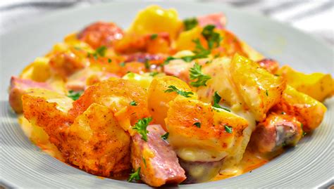 cheese-potato-and-smoked-sausage-casserole-sweet image