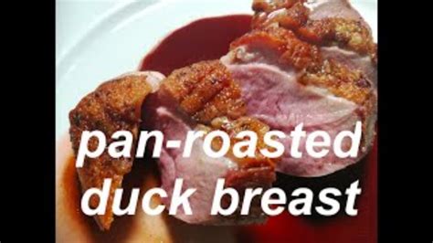 pan-roasted-duck-breast-and-pan-sauce-youtube image