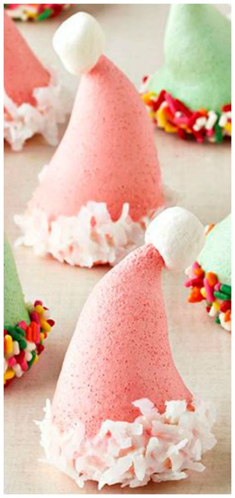 jell-o-santa-hat-cookies-these-melt-in-your-mouth image
