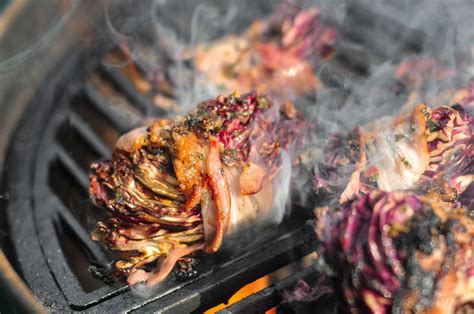 charred-radicchio-with-balsamic-vinegar-and-bacon image