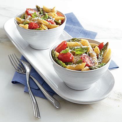 spring-pasta-with-asparagus-and-grape-tomatoes image