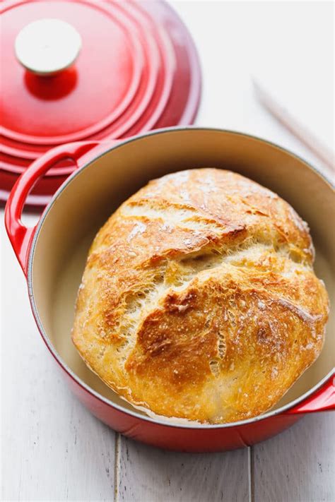 crusty-no-knead-dutch-oven-bread-recipe-cooking-lsl image