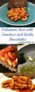 calamari-stew-in-tomato-sauce-with-garlic-bruschetta image