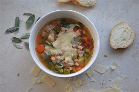 tuscan-bean-and-vegetable-soup-stuck-on-sweet image