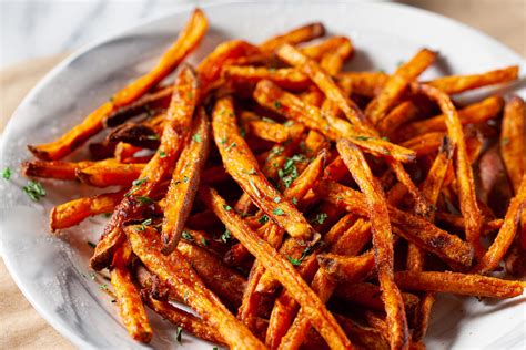 sweet-potato-fries-crispy-baked-chew-out-loud image