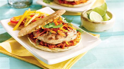 chicken-burgers-with-peanut-topper-iga image