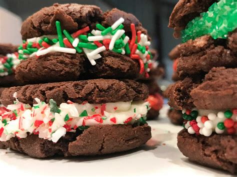 chocolate-peppermint-sandwich-cookies-perfect image