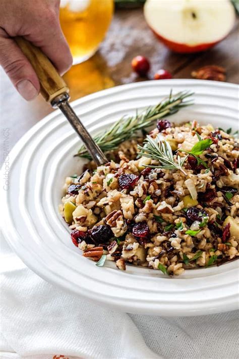 wild-rice-pilaf-with-cranberries-apples-and-pecans image