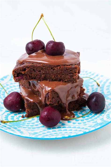 cherry-brownies-greedy-gourmet-food-travel-blog image