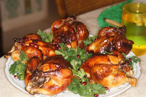 roasted-brined-cornish-game-hens-with-pomegranate image