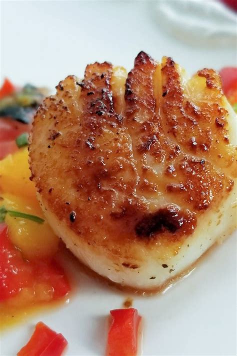 insanely-delicious-seared-scallops-with-sweet-spicy image