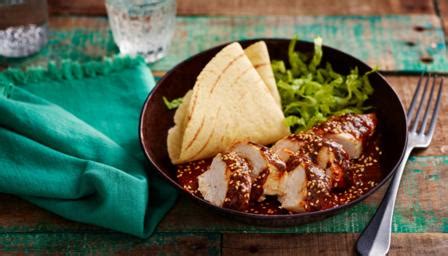 chicken-mole-poblano-recipe-bbc-food image