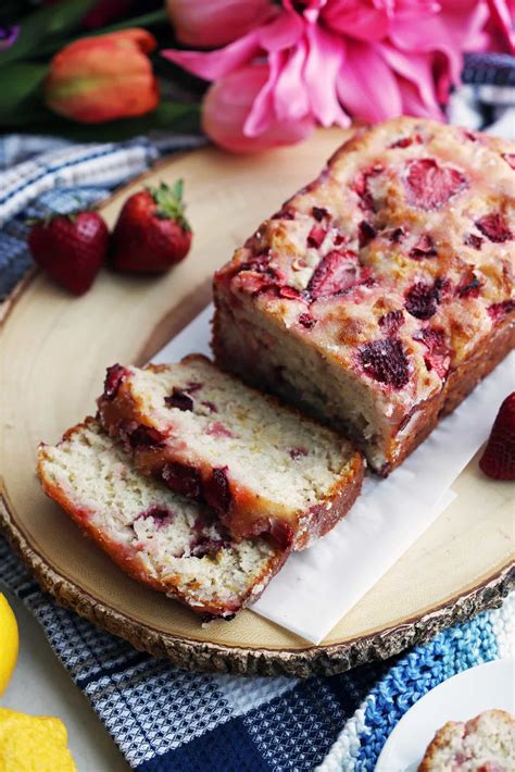 strawberry-lemon-yogurt-quick-bread-yay-for-food image
