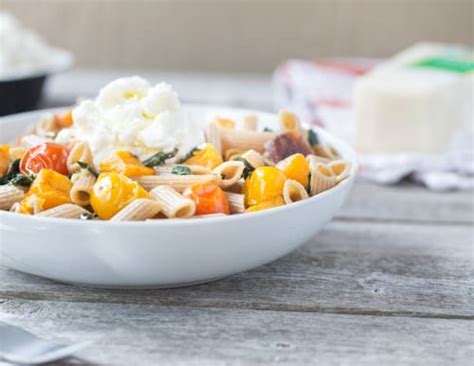 pasta-with-roasted-butternut-squash-greens-and image