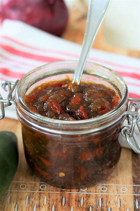 spicy-n-sweet-pepper-relish-no-canning-seeking image