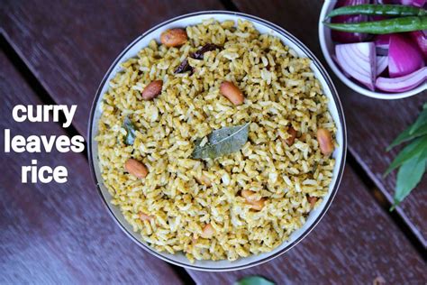 curry-leaves-rice-recipe-karuveppilai-sadam-karibevu image