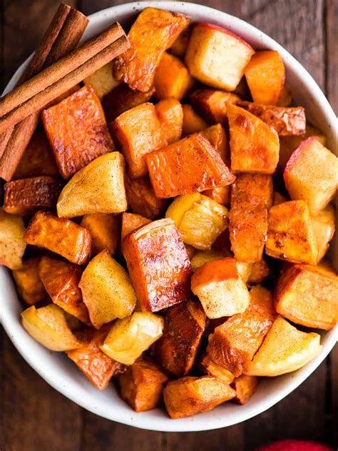 cinnamon-roasted-sweet-potatoes-and-apples image