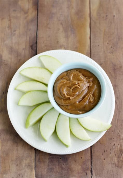 cinnamon-almond-butter-dip-with-apples-whole-and image