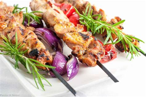 grilled-rosemary-mustard-chicken-kabobs-flavour image