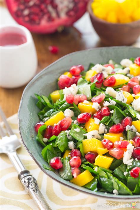 chopped-spinach-pomegranate-salad-cooking-on image