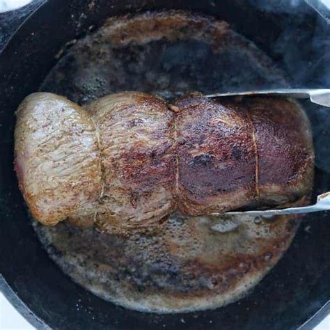 beef-tenderloin-recipe-in-a-cast-iron-skillet-create-kids image
