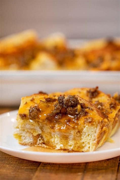 sausage-cheddar-french-toast-casserole-dinner-then image